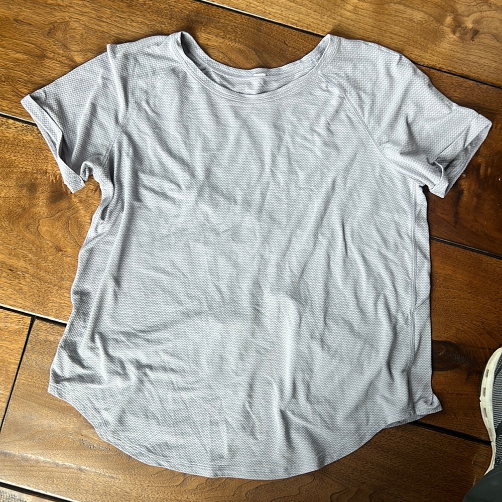 Lululemon Short-Sleeve Shirt with Back Slit